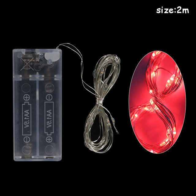 HKM-278355 Christmas Copper Wire Lantern with 20 LED Decorative Lights for Indoor and Outdoor Use