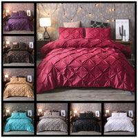 HKM-278675 Plain Polyester Quilt Cover - Personalized Fashion Series with Edging