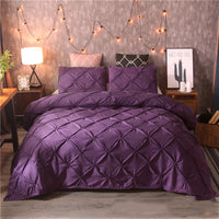 HKM-278675 Plain Polyester Quilt Cover - Personalized Fashion Series with Edging