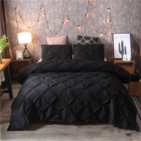 HKM-278675 Plain Polyester Quilt Cover - Personalized Fashion Series with Edging