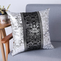 HKM-278739 Modern Cotton Canvas Car Sofa Cushion Cover - 45x45cm, Reactive Print Design