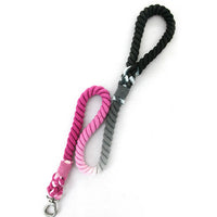 HKM-278867 Hand-Woven Cotton Dog Walking Rope - 100CM, Colorful Hawaiian Inspired Design