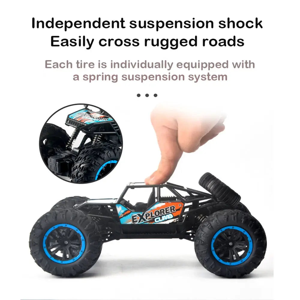 HKM-278867 Off-Road Remote Control Stunt Car for Kids and Teens, 2.4GHz, 1:18 Scale, 4 Channels, Ready-to-Go