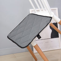 HKM-278931 Plush Warm Car Dog Mat for Large Dogs - Soft Crystal Velvet and Short Plush, Machine Washable in Sapphire Blue and Gray