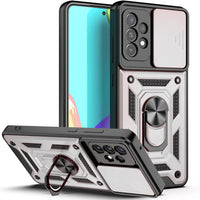 HKM-278995 Samsung Compatible TPU and PC Full Cover Push Window Phone Case for Models S20, S20Plus, S20Ultra, S20FE, S21, S21Plus, S21Ultra, S21FE in Various Colors