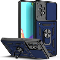 HKM-278995 Samsung Compatible TPU and PC Full Cover Push Window Phone Case for Models S20, S20Plus, S20Ultra, S20FE, S21, S21Plus, S21Ultra, S21FE in Various Colors