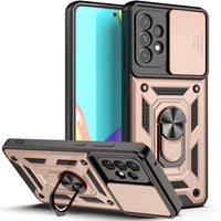 HKM-278995 Samsung Compatible TPU and PC Full Cover Push Window Phone Case for Models S20, S20Plus, S20Ultra, S20FE, S21, S21Plus, S21Ultra, S21FE in Various Colors