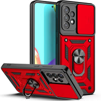 HKM-278995 Samsung Compatible TPU and PC Full Cover Push Window Phone Case for Models S20, S20Plus, S20Ultra, S20FE, S21, S21Plus, S21Ultra, S21FE in Various Colors