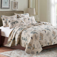 HKM-279059 Pure Cotton Summer Cooling Bedspread Set - 3-Piece Euro Style Duvet Cover with Pillowcases