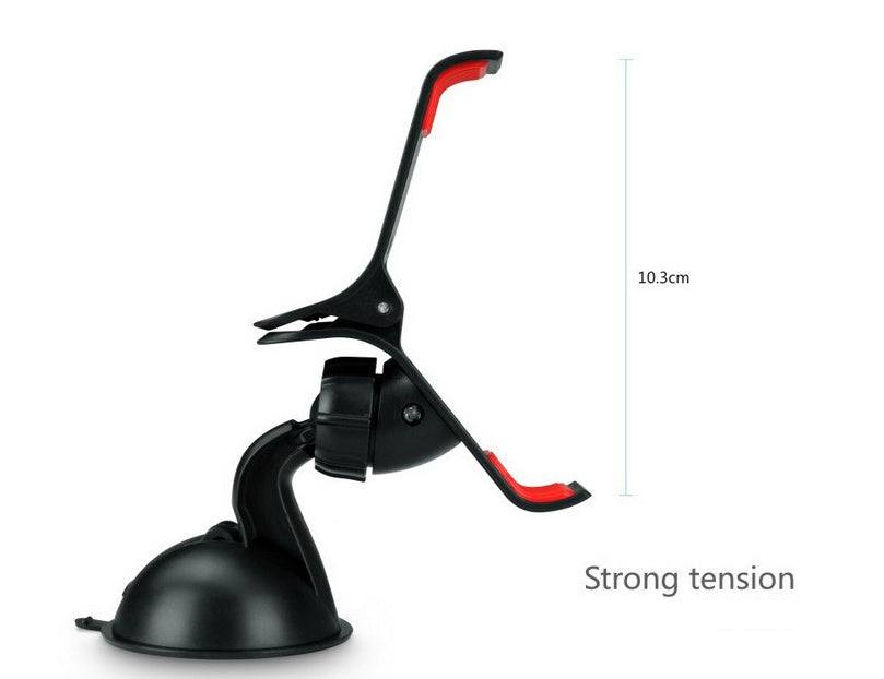 HKM-279123 Multi-Function Phone Holder with 360-Degree Rotation for Cars and More, Adjustable Design, Non-Scratch ABS Material