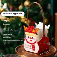 HKM-279187 Christmas Gift Packaging Basket with Candy, Cute Bears, and Holiday Decorations