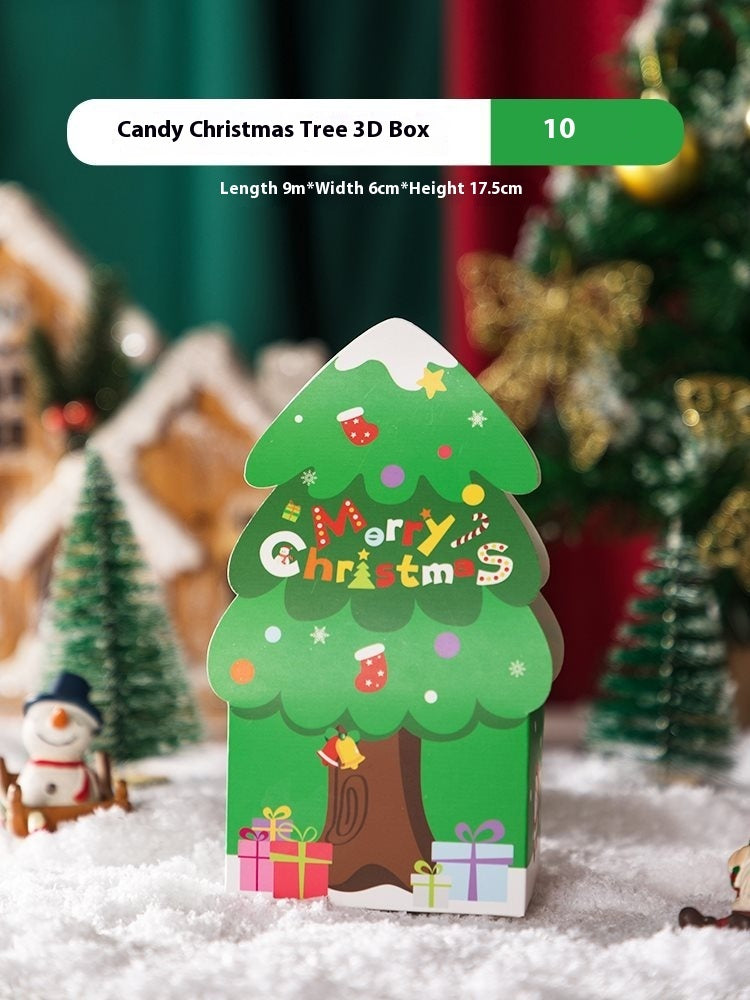 HKM-279187 Christmas Gift Packaging Basket with Candy, Cute Bears, and Holiday Decorations
