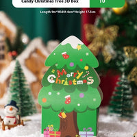 HKM-279187 Christmas Gift Packaging Basket with Candy, Cute Bears, and Holiday Decorations