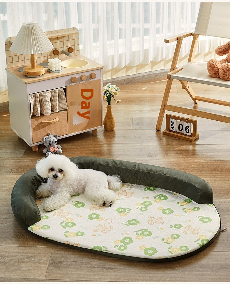 HKM-279187 Universal Removable and Washable Summer Dog Sleeping Mat - Available in Multiple Sizes