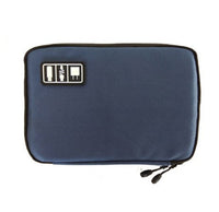 HKM-279251 Digital Storage Bag for Electronics Accessories - Waterproof Organizer with Elastic Loops and Dual Zippers