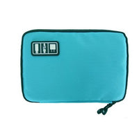 HKM-279251 Digital Storage Bag for Electronics Accessories - Waterproof Organizer with Elastic Loops and Dual Zippers