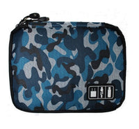 HKM-279251 Digital Storage Bag for Electronics Accessories - Waterproof Organizer with Elastic Loops and Dual Zippers