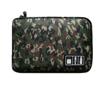 HKM-279251 Digital Storage Bag for Electronics Accessories - Waterproof Organizer with Elastic Loops and Dual Zippers