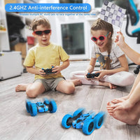 HKM-279315 Double Sided RC Stunt Car with 6 Channels - Electric Drift Vehicle for Kids 5 Years and Up