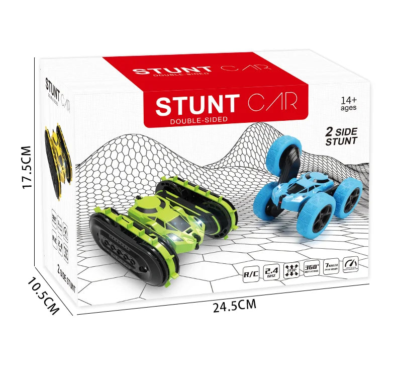 HKM-279315 Double Sided RC Stunt Car with 6 Channels - Electric Drift Vehicle for Kids 5 Years and Up