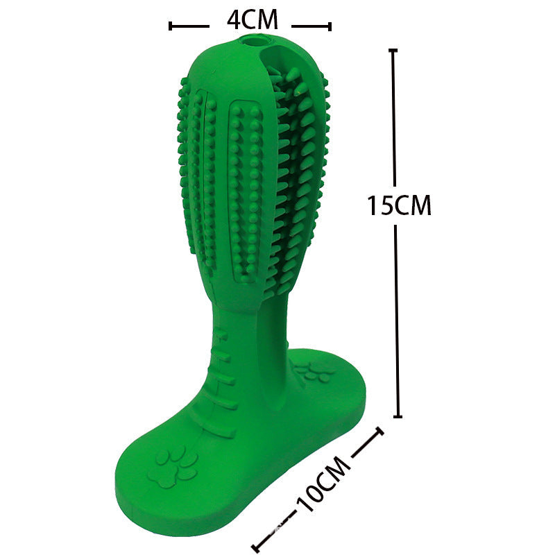 HKM-279379 Durable Rubber Dog Toothbrush Molar Toy for Healthy Chewing