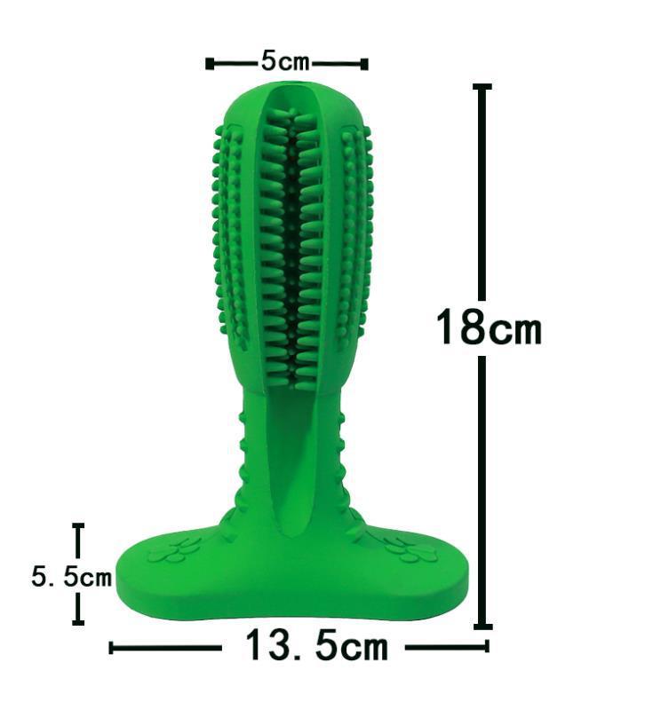 HKM-279379 Durable Rubber Dog Toothbrush Molar Toy for Healthy Chewing