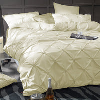 HKM-279379 Gorgeous Nature Color Imitated Silk Satin Bed Set - 3 Piece Children's and Adults' Bedding