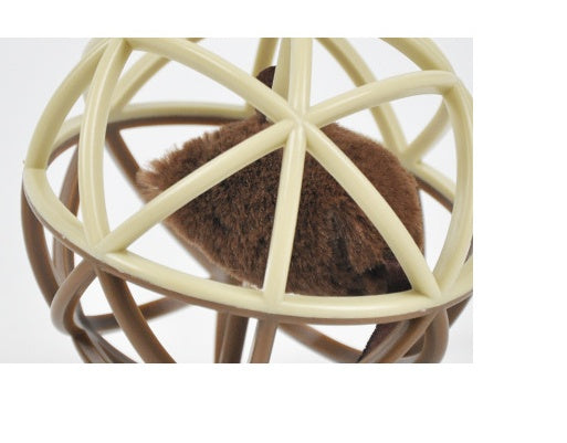 HKM-279507 Pet Vocalizing Cat Toy Ball Cage