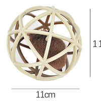 HKM-279507 Pet Vocalizing Cat Toy Ball Cage