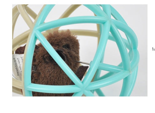 HKM-279507 Pet Vocalizing Cat Toy Ball Cage