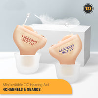 HKM-279635 Mini Invisible CIC Hearing Aid T23 with Intelligent Noise Reduction & Adaptive Volume Control