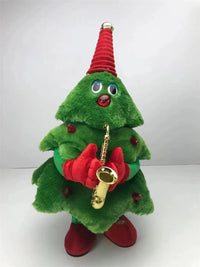 HKM-279891 Christmas Plush Doll Singing and Dancing Santa Claus - 41cm Toy for Kids