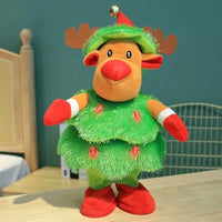 HKM-279891 Christmas Plush Doll Singing and Dancing Santa Claus - 41cm Toy for Kids