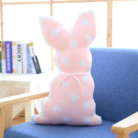 HKM-280019 Animal Plush Doll Pillow with Rabbit and Bottle Design - Soft PP Cotton Cushion for Kids