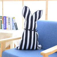 HKM-280019 Animal Plush Doll Pillow with Rabbit and Bottle Design - Soft PP Cotton Cushion for Kids