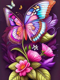 HKM-280147 Animal Diamond Painting - Handmade Landscape Design in Various Sizes