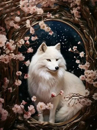 HKM-280147 Animal Diamond Painting - Handmade Landscape Design in Various Sizes