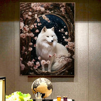 HKM-280147 Animal Diamond Painting - Handmade Landscape Design in Various Sizes