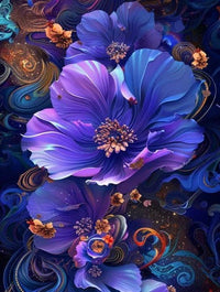 HKM-280147 Animal Diamond Painting - Handmade Landscape Design in Various Sizes