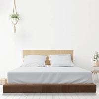 HKM-280211 Solid Color Polyester Duvet Cover Set with Pillowcases - Available in Double and King Sizes