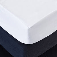 HKM-280211 Solid Color Polyester Duvet Cover Set with Pillowcases - Available in Double and King Sizes