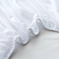HKM-280211 Solid Color Polyester Duvet Cover Set with Pillowcases - Available in Double and King Sizes