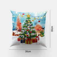 HKM-280275 DIY Christmas Diamond Painting Pillowcase, 30x30cm, Resin Drill Design