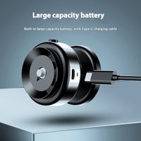 HKM-280275 Magnetic Car Phone Holder with Vacuum Adsorption - 15W Power, Silver & Black Options