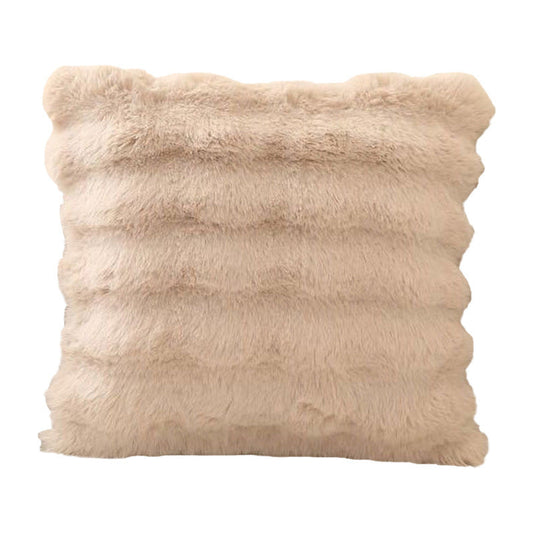 HKM-280339 Cream Puff Plush Cushion Pillow - Modern Simple Design, 43x43cm, Available in Multiple Styles