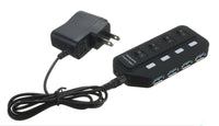 HKM-280403 7-Port USB 3.0 Hub with Hot Swap and Overload Protection - Compact and Portable Design