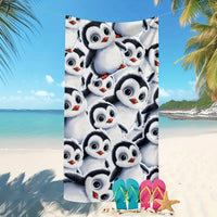 HKM-280467 Microfiber Beach Towel with Vibrant Prints - Soft and Quick-Drying Bath Towel