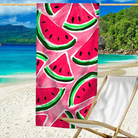 HKM-280467 Microfiber Beach Towel with Vibrant Prints - Soft and Quick-Drying Bath Towel