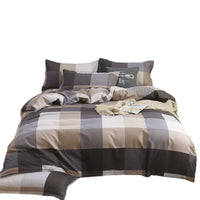 HKM-280531 Cozy Thickened Ground Wool Four-Piece Plant Cashmere Bedding Set in Multiple Sizes