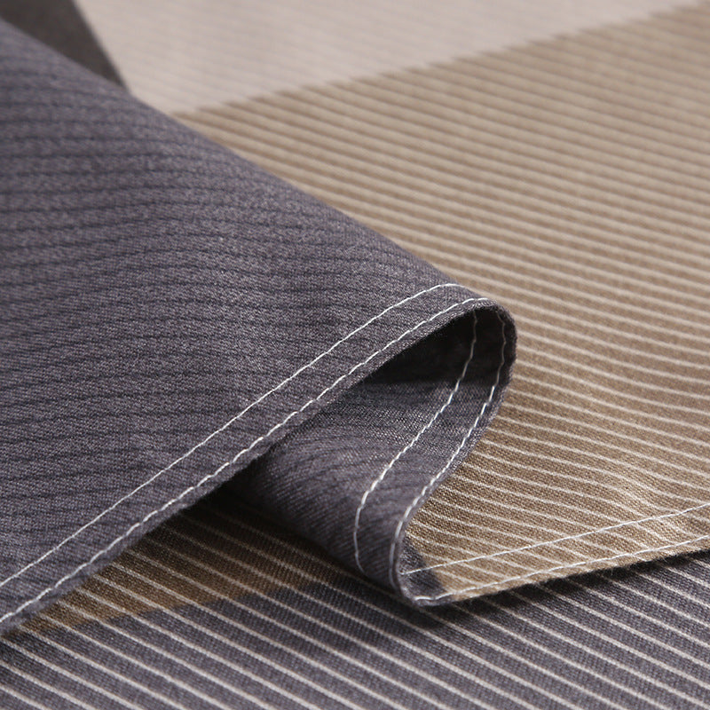 HKM-280531 Cozy Thickened Ground Wool Four-Piece Plant Cashmere Bedding Set in Multiple Sizes